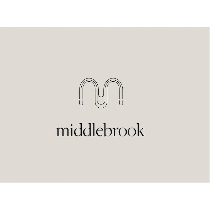 Middlebrook Designs Scandi Faux Rattan-Door TV Stand