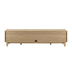 Middlebrook Designs Scandi Faux Rattan-Door TV Stand