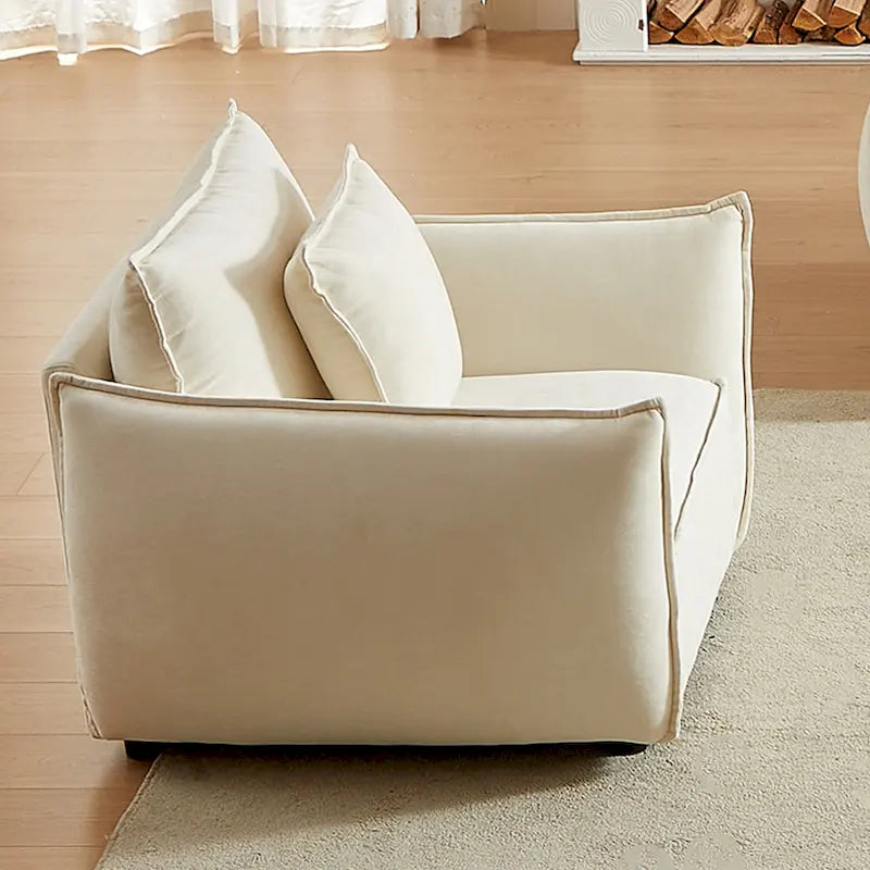 44 Upholstered Arm Chair with Pillows