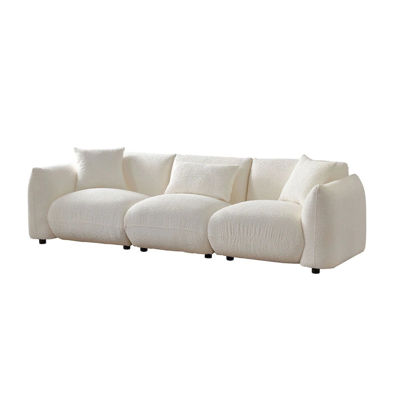 Mid Century Modern Couch 3-Seater Sofa for Living Room, Bedroom