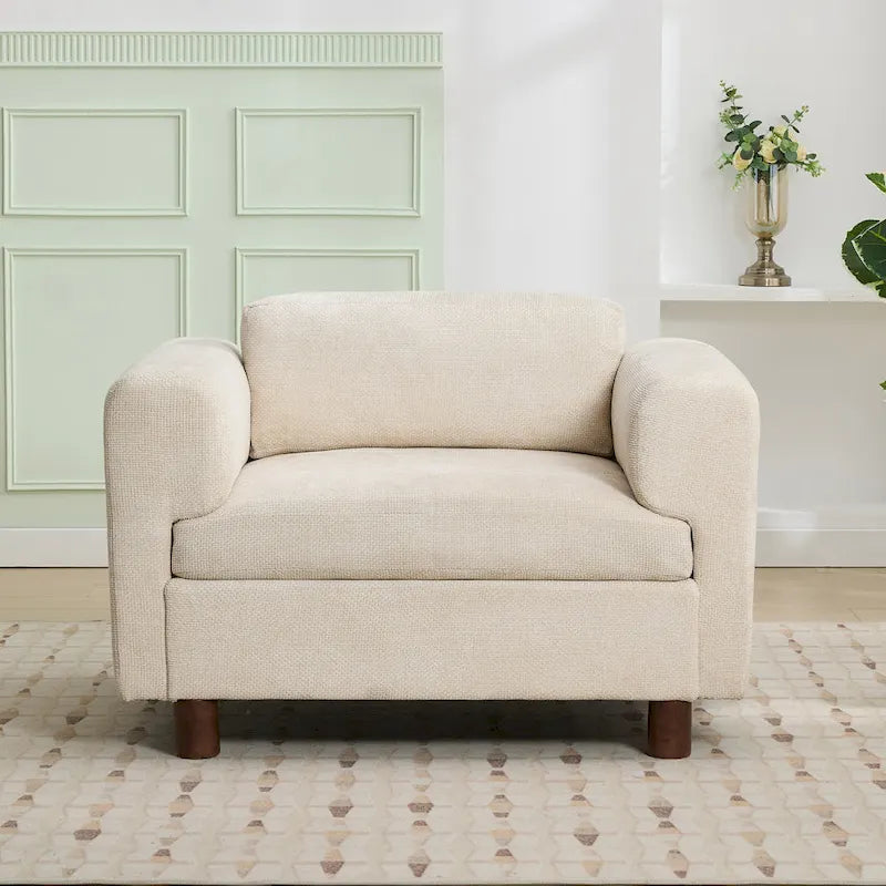 Modern Oversized Armchair Comfy Accent Chair