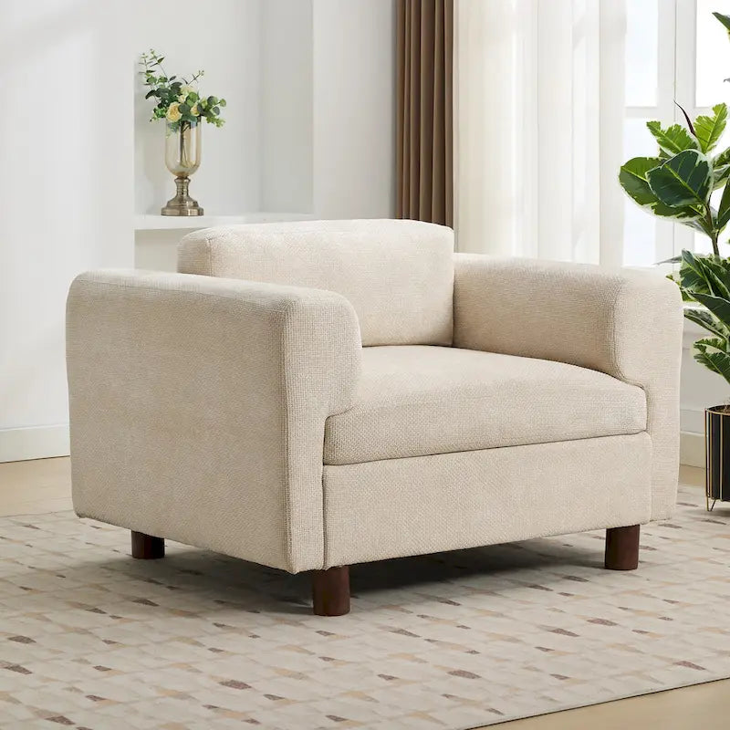 Modern Oversized Armchair Comfy Accent Chair