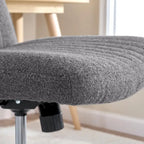 Bush Furniture Sutton Armless Computer Chair Without Wheels