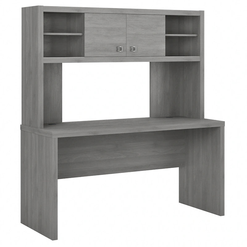 Echo 60W Credenza Desk with Hutch by Bush Business Furniture