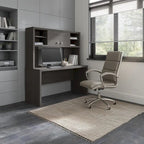 Echo 60W Credenza Desk with Hutch by Bush Business Furniture