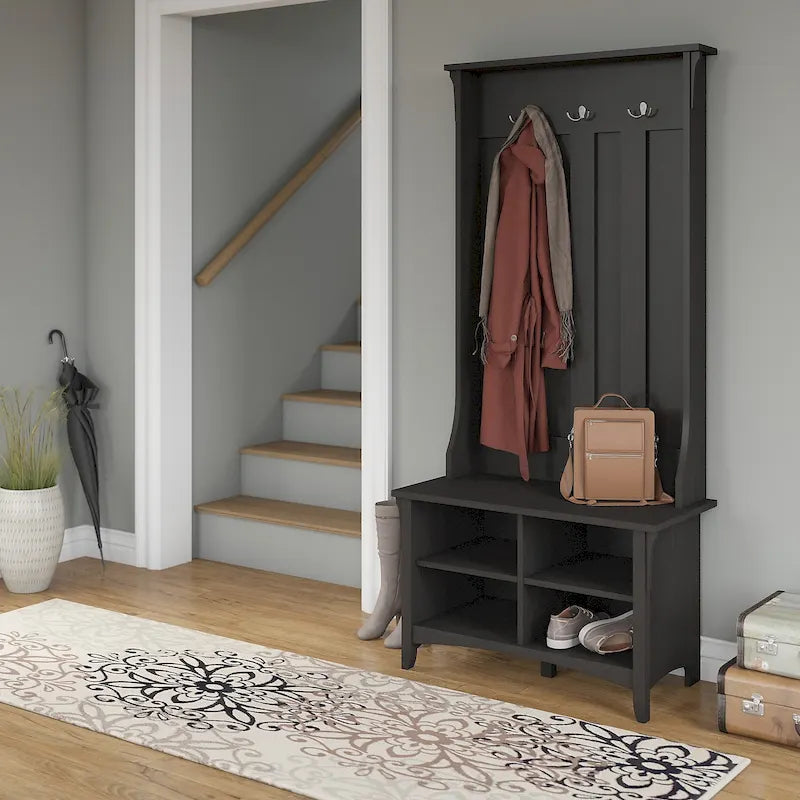Salinas Hall Tree with Shoe Storage Bench by Bush Furniture