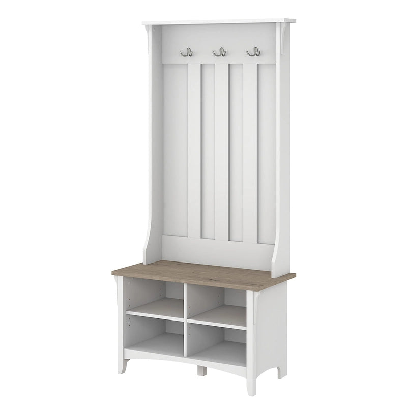 Salinas Hall Tree with Shoe Storage Bench by Bush Furniture
