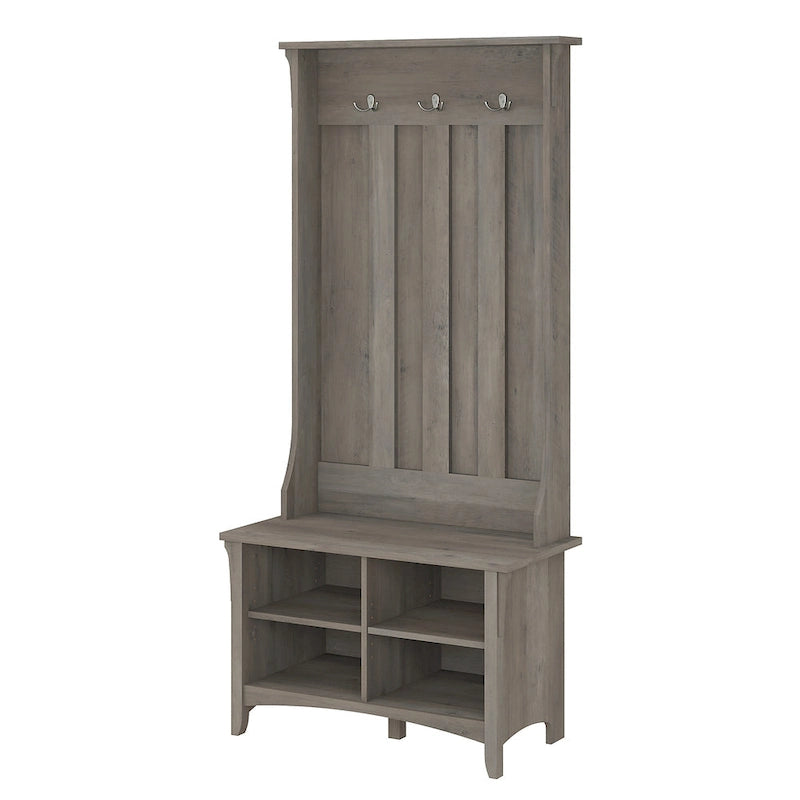 Salinas Hall Tree with Shoe Storage Bench by Bush Furniture