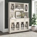 Lennox 60W Sideboard Buffet Cabinet with Hutch by Bush Furniture