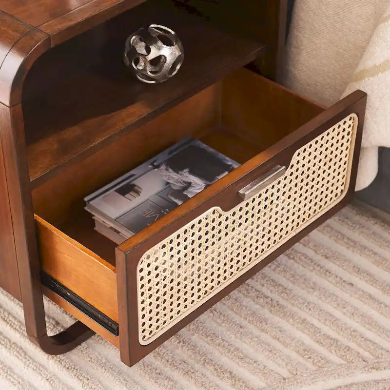SAFAVIEH Yamilex 1-Drawer Nightstand (Fully Assembled)