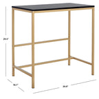 SAFAVIEH Aleen Glossy Wooden Desk
