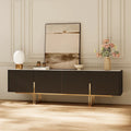 78.7 TV Stand, Entertainment Center with Faux Marble Top