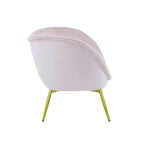 Christopher Knight Home - Eliana Modern Teddy Fabric Accent Chair with Curved Backrest and Gold Legs