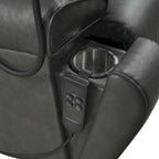 Christopher Knight Home - Power Lift Recliner Chair with Dual Motors, Massage, Heat, Cup Holders & Adjustable Phone Holder
