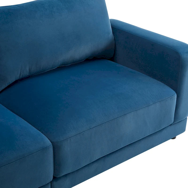 Christopher Knight Home - Grace 81 Modern Upholstery Sofa Loveseat with Square Arms