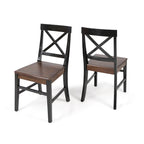 Anele Farmhouse Acacia Dining Chairs (Set of 2) by GDFStudio