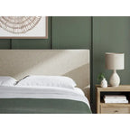 Signature Design by Ashley Cielden Light Gray King Upholstered Bed with Roll Slats