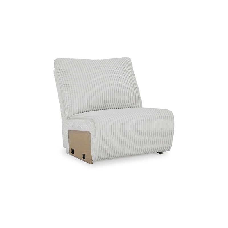 Signature Design by Ashley Top Tier Light Gray 6-Piece Reclining Sectional with Chaise - 149.5W x 132.5D x 40H