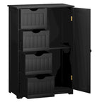 Costway Wooden 4 Drawer Bathroom Floor Cabinet Storage Cupboard 2