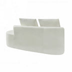 Modern Curved Sectional Sofa with High-Quality Upholstery and Spacious Seating
