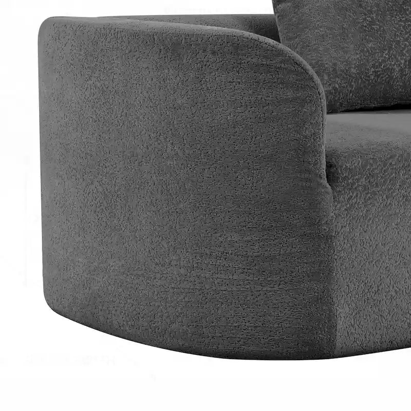 Modern Curved Sectional Sofa with High-Quality Upholstery and Spacious Seating