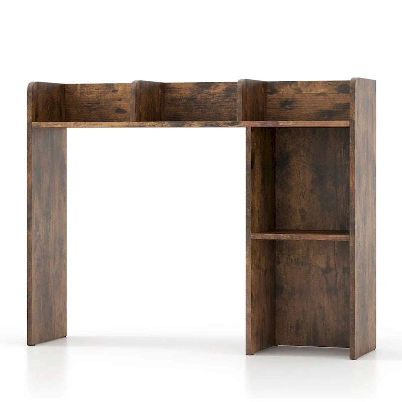 Costway Desk Bookshelf Desktop Storage Organizer Display Shelf Rack