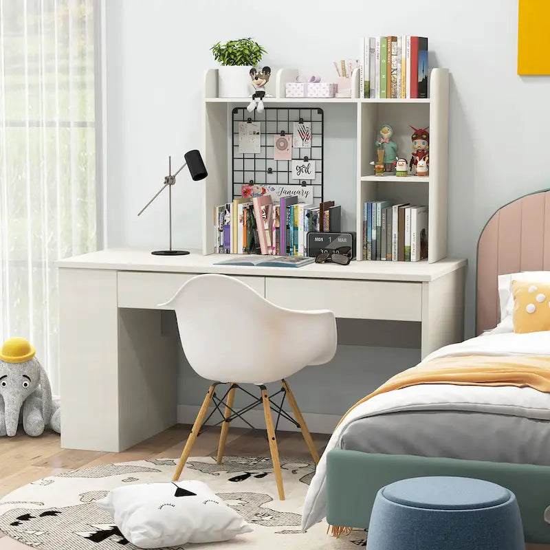 Costway Desk Bookshelf Desktop Storage Organizer Display Shelf Rack