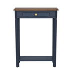Marnie Two-tone 1-drawer Solid Wood Console Accent Table with Shelf by