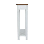 Marnie Two-tone 1-drawer Solid Wood Console Accent Table with Shelf by