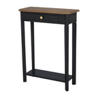 Marnie Two-tone 1-drawer Solid Wood Console Accent Table with Shelf by