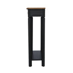 Marnie Two-tone 1-drawer Solid Wood Console Accent Table with Shelf by
