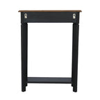 Marnie Two-tone 1-drawer Solid Wood Console Accent Table with Shelf by