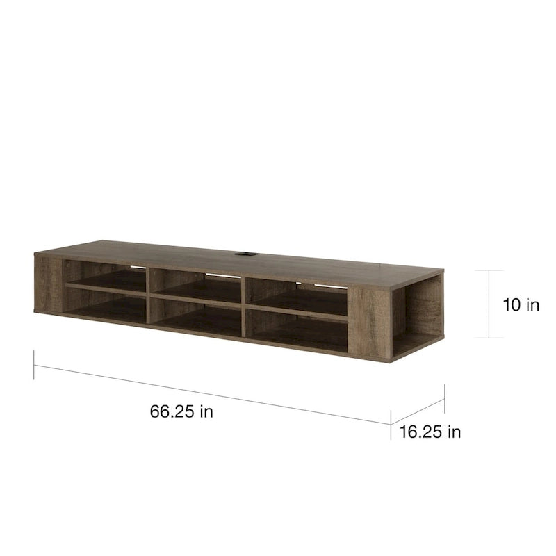 South Shore City Life 66 Wide Wall Mounted Console