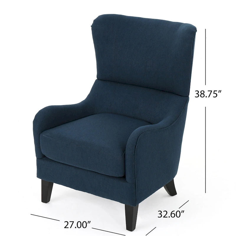 High-Back Quentin Sofa Chair, Living-room, Study and Bedroom