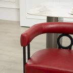 House Hold Modern Loveseat 2 Seater Sofa Chenille Fabric Couch With Arms And Metal Legs For Living Room