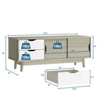 Gymax TV Stand for TV up to 60 Media Console Table Storage with - See Details