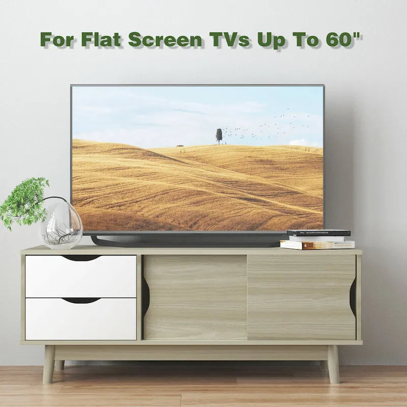 Gymax TV Stand for TV up to 60 Media Console Table Storage with - See Details