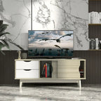 Gymax TV Stand for TV up to 60 Media Console Table Storage with - See Details