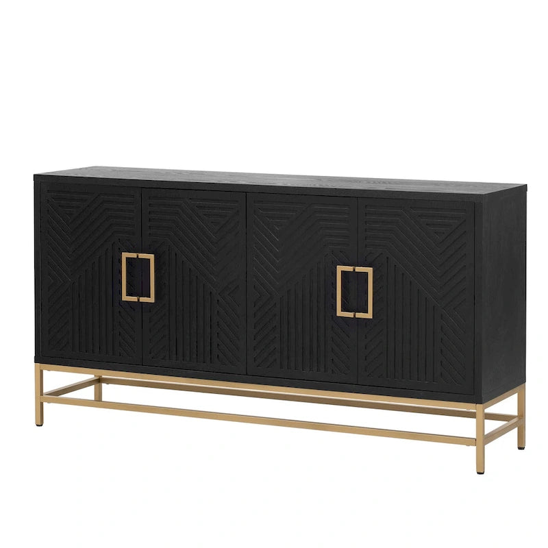Sideboard Buffet Cabinet with Adjustable Shelves