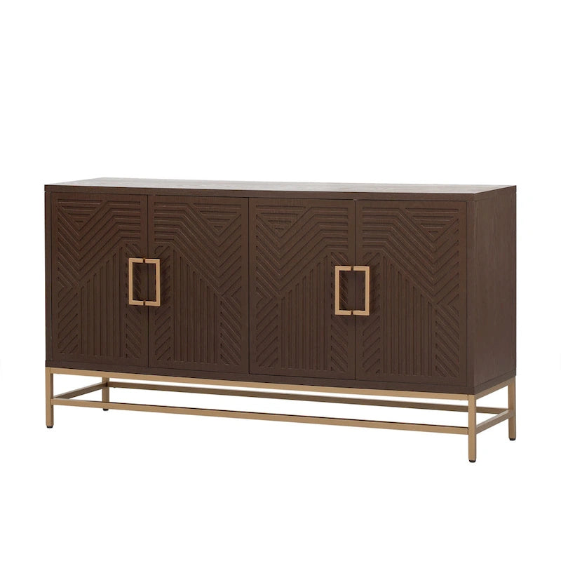 Sideboard Buffet Cabinet with Adjustable Shelves