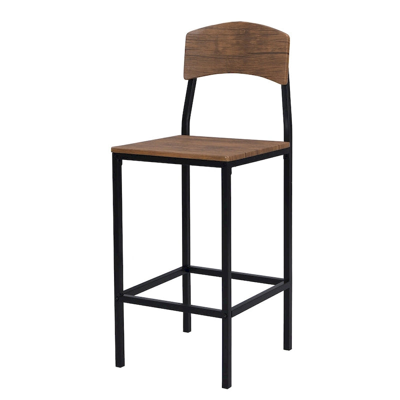 Counter Height Dining Table Set, 5-Piece Drop Leaf Dining Table Set with Drop Leaf Table and 4 High Dining Chairs