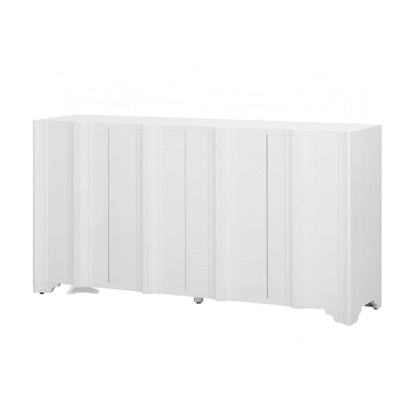 Sophisticated 4-Door Sideboard with Intricate Design