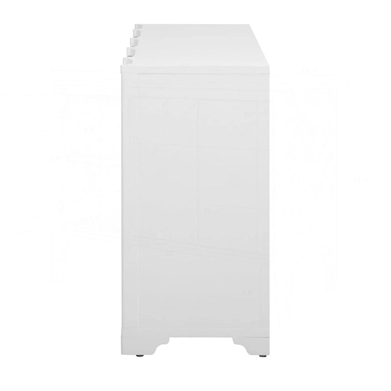 Sophisticated 4-Door Sideboard with Intricate Design
