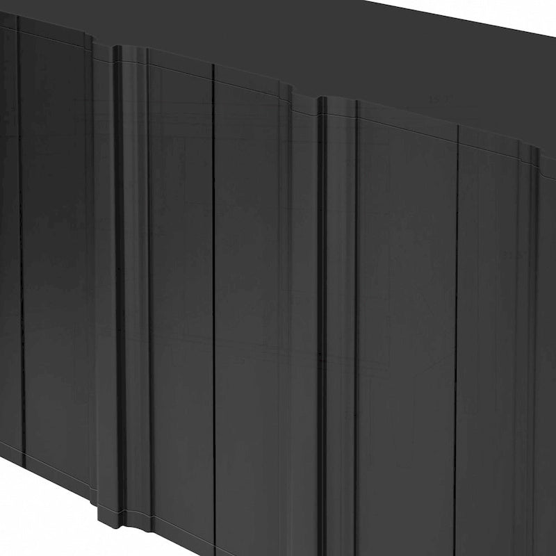 Sophisticated 4-Door Sideboard with Intricate Design