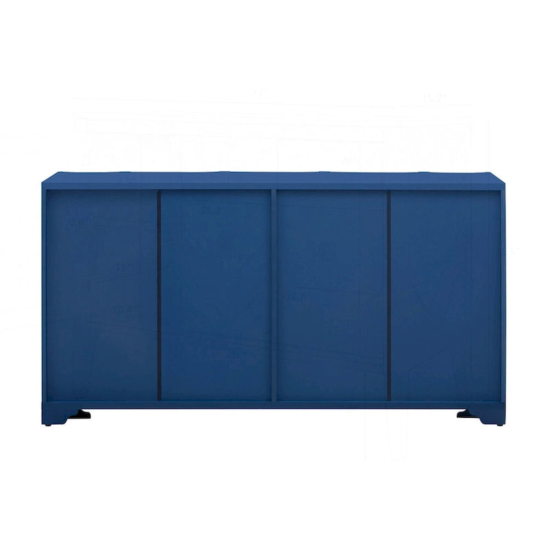 Sophisticated 4-Door Sideboard with Intricate Design