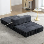 Convertible Sofa Bed,Modern Chenille Upholstered Sleeper Chair