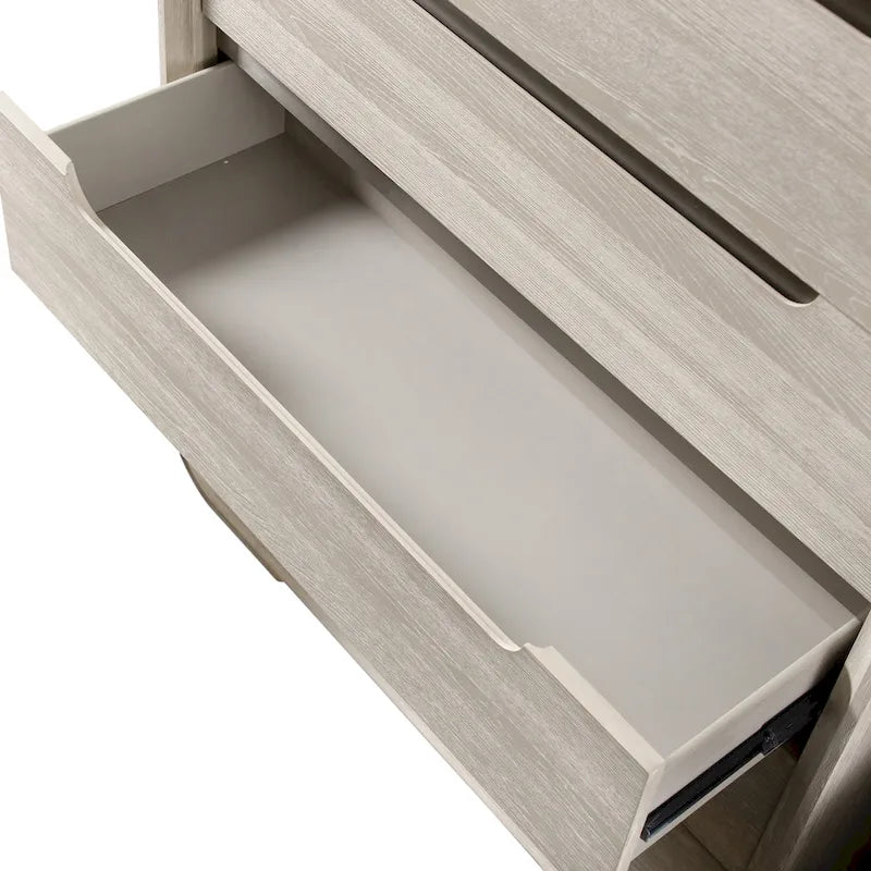 Furniture of America Addeso Modern Solid Wood 5-Drawer Chest