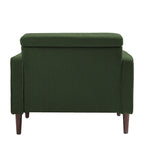 Modern Upholstered Accent Chairs, Corduroy Wide Armchairs For Living Room