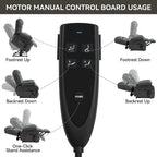 Faux Leather Dual Motor Power Lift Recliner Chair for Elderly,  Single Massage Sofa w/8-Point Vibration & Lumbar Heating