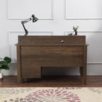 Lokatse Home 53 Wide Home Office Writing Desk With Hutch